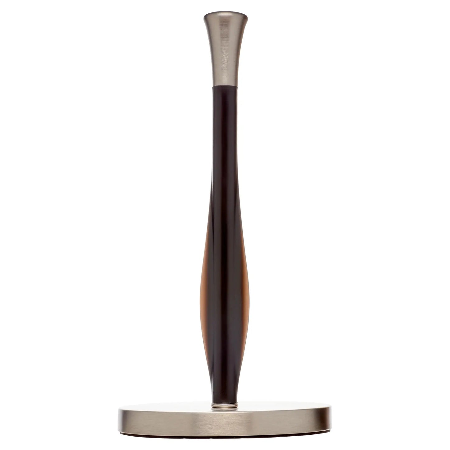 (2 Pack)  Free-Standing Paper Towel Holder with Weighted Non-Slip Base, 14 Inch, Nickel