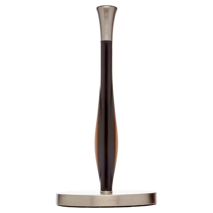 (2 Pack)  Free-Standing Paper Towel Holder with Weighted Non-Slip Base, 14 Inch, Nickel