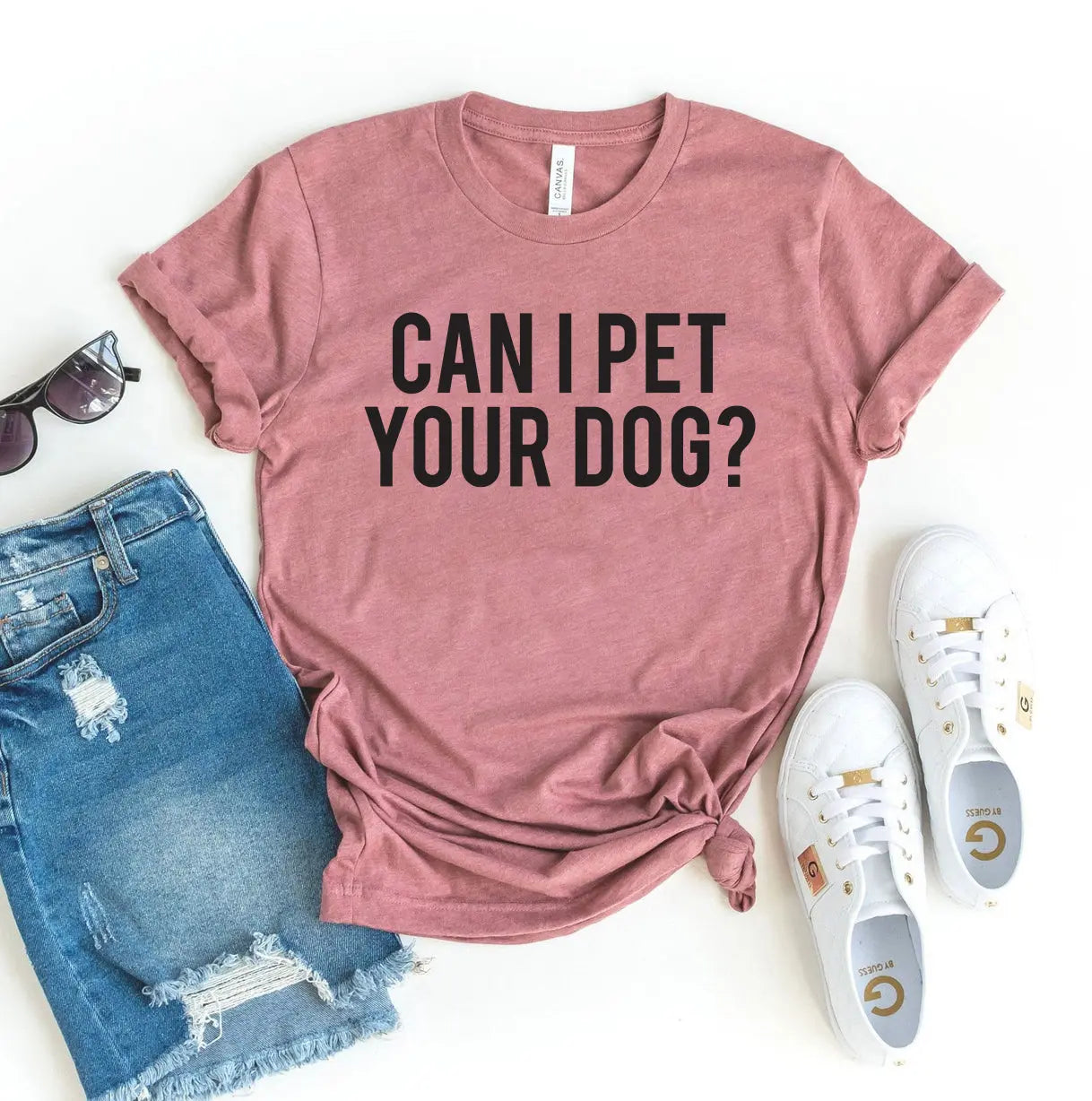 Can I Pet Your Dog T-shirt WooF WooF MeoW MeoW