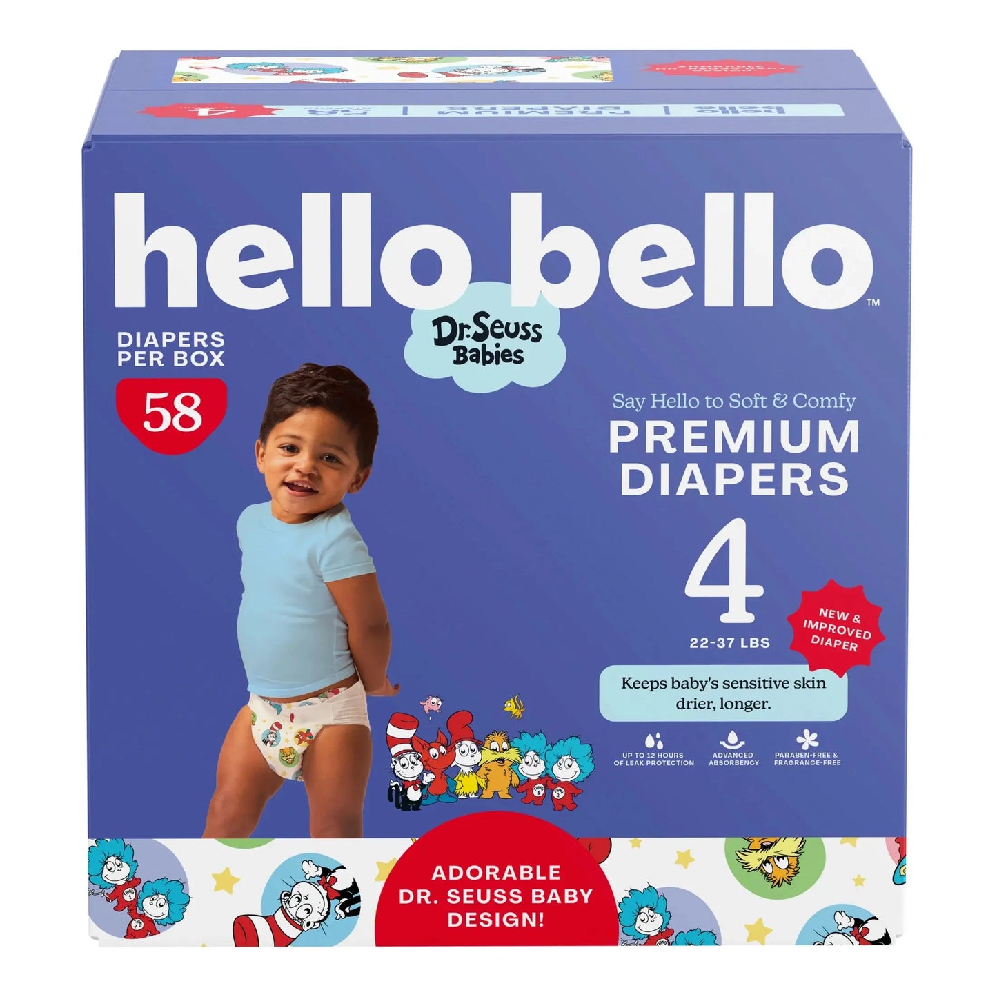 Ultimate Dr. Seuss Size 3 Diapers Club Box - 66 Count of Supreme Comfort & Protection for Your Baby! 🌈👶💚
