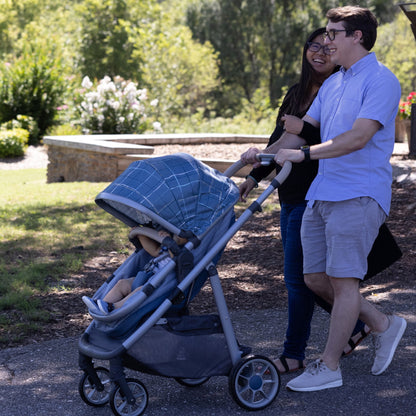 Ultimate 6-In-1 Travel System for Infants & Toddlers - Stylish Plaid Design 🌟 Unisex & Versatile! 👶🚗 #ParentingMadeEasy #TravelInStyle