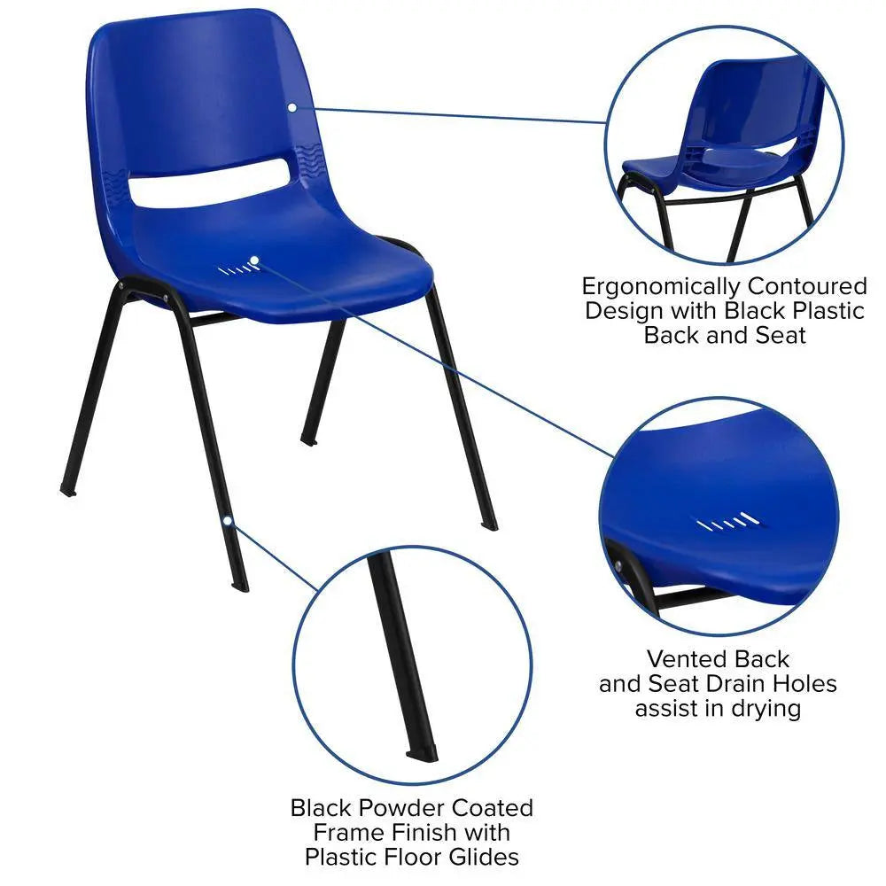 Blue Side Chair