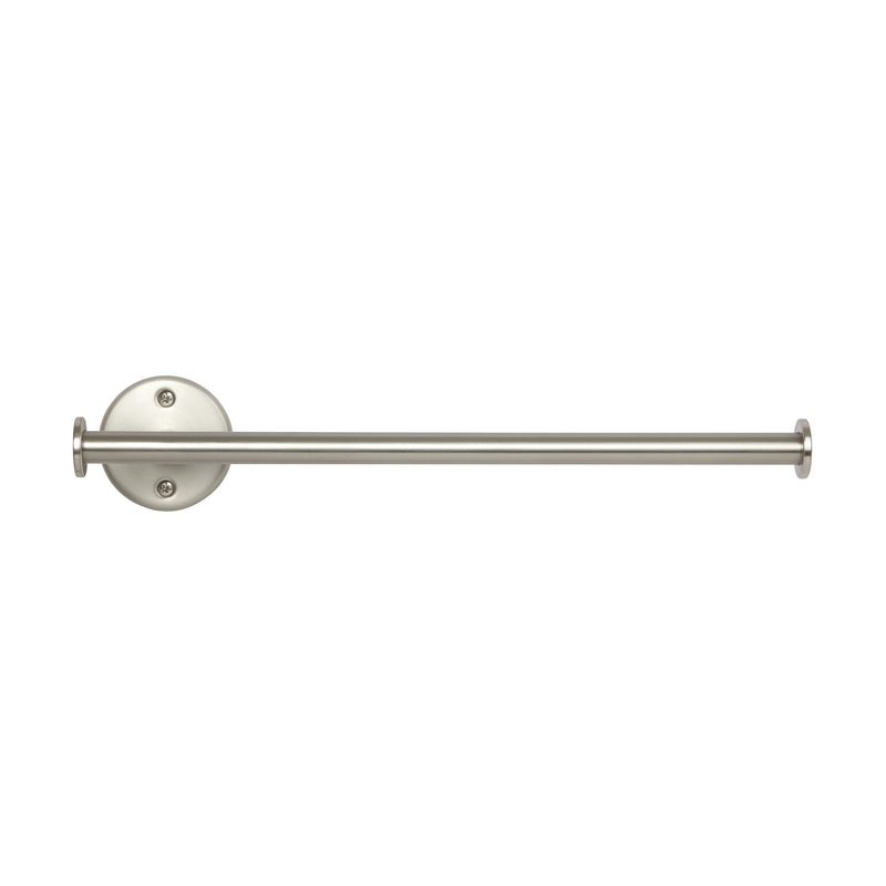 Paper Towel Holder,  Metal Wall Mounted Kitchen Paper Towel Holder, 14 Inch, Nickel