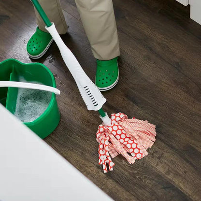 Wonder Microfiber Wet Mop with Built-In Wringer