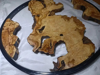 Round Olive Root Slab Set 3 Pcs - Our3Designs