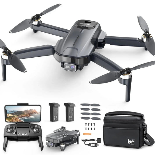 WF31 4K GPS Foldable Quadcopter Drone for Adults - 50 Minutes Flight Time, Black