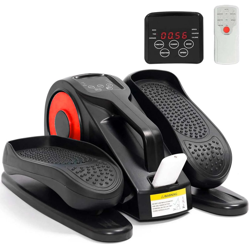 Revamp Your Fitness Routine with the Ultimate Under Desk Mini Elliptical! 🚴‍♀️💙 Perfect for Home or Office, Quiet & Portable with Remote Control and LCD Display! #HomeGym #FitnessGoals