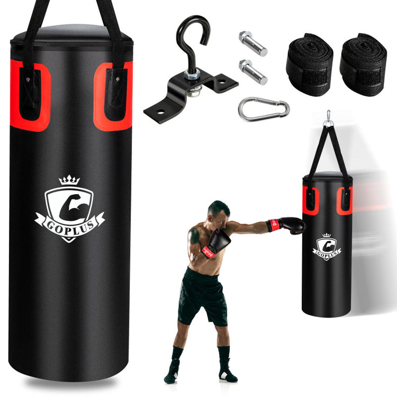 Ultimate 56/63Lbs Filled Punching Bag Set with Premium Boxing Gloves - Perfect for Home Fitness!