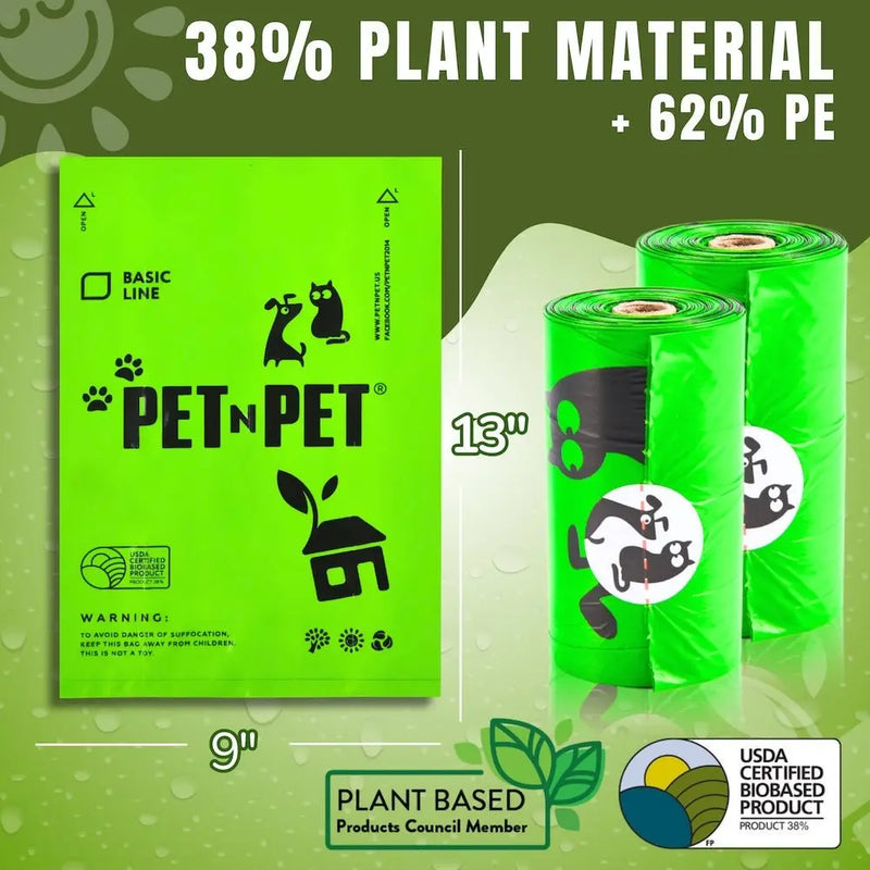 41% Plant-based Poop Bags Pet N Pet ®
