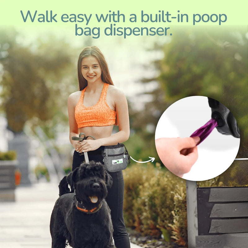 Dog Treat Pouch with 3 Rolls of Poop Bags Pet N Pet ®