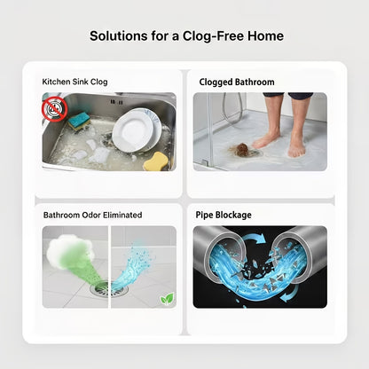 1 use Drain Unclogging Powder