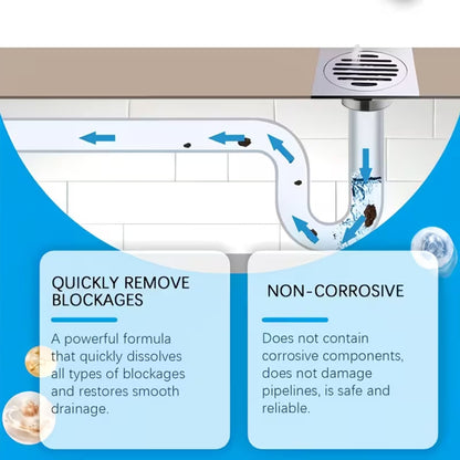1 use Drain Unclogging Powder