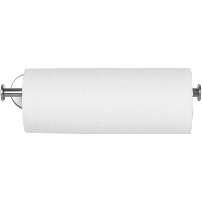 Paper Towel Holder,  Metal Wall Mounted Kitchen Paper Towel Holder, 14 Inch, Nickel