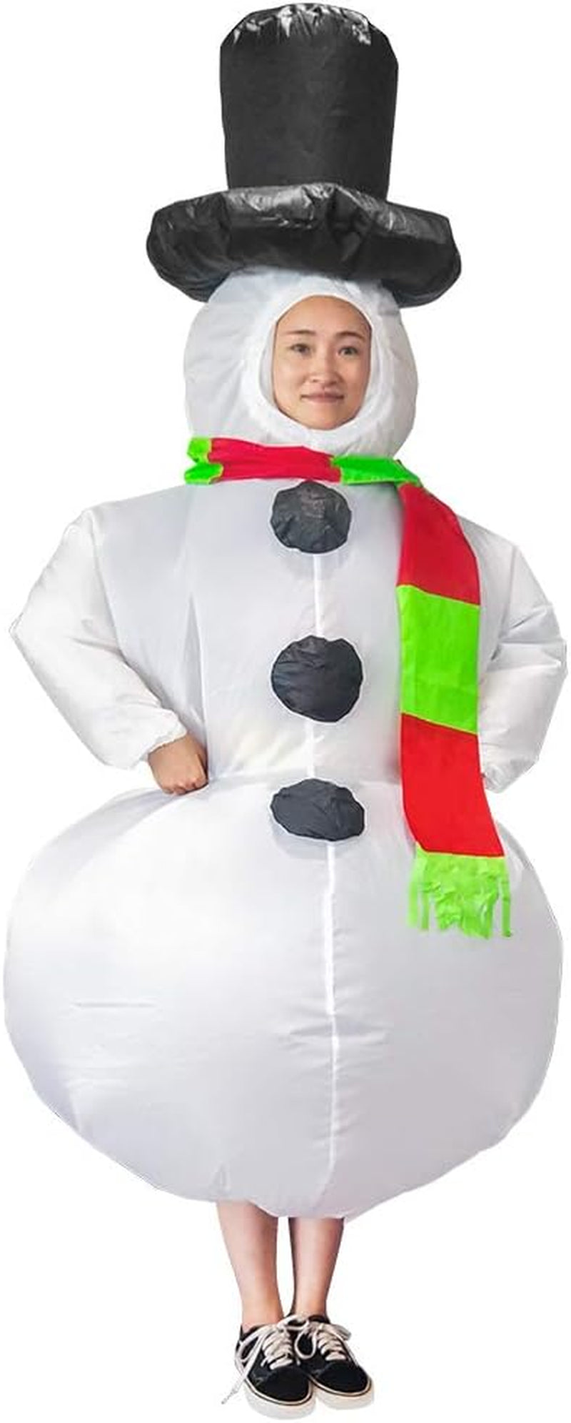 Get Ready to Stand Out with Our Inflatable Snowman Costume! Perfect for Parties and Cosplay Fun! 🎉☃️