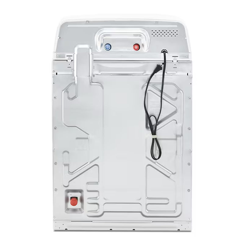 Compact High Efficiency Top-Load Washer - Sleek White Design