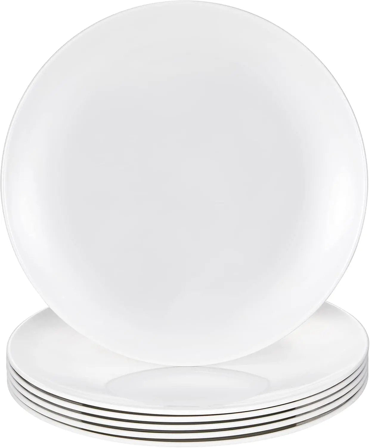 Upgrade Your Dining Experience with Our Durable 11-Inch White Melamine Plates - Perfect for Dinner, Salad & Lunch! Set of 6! 🍽️✨ #HomeDining #Tableware