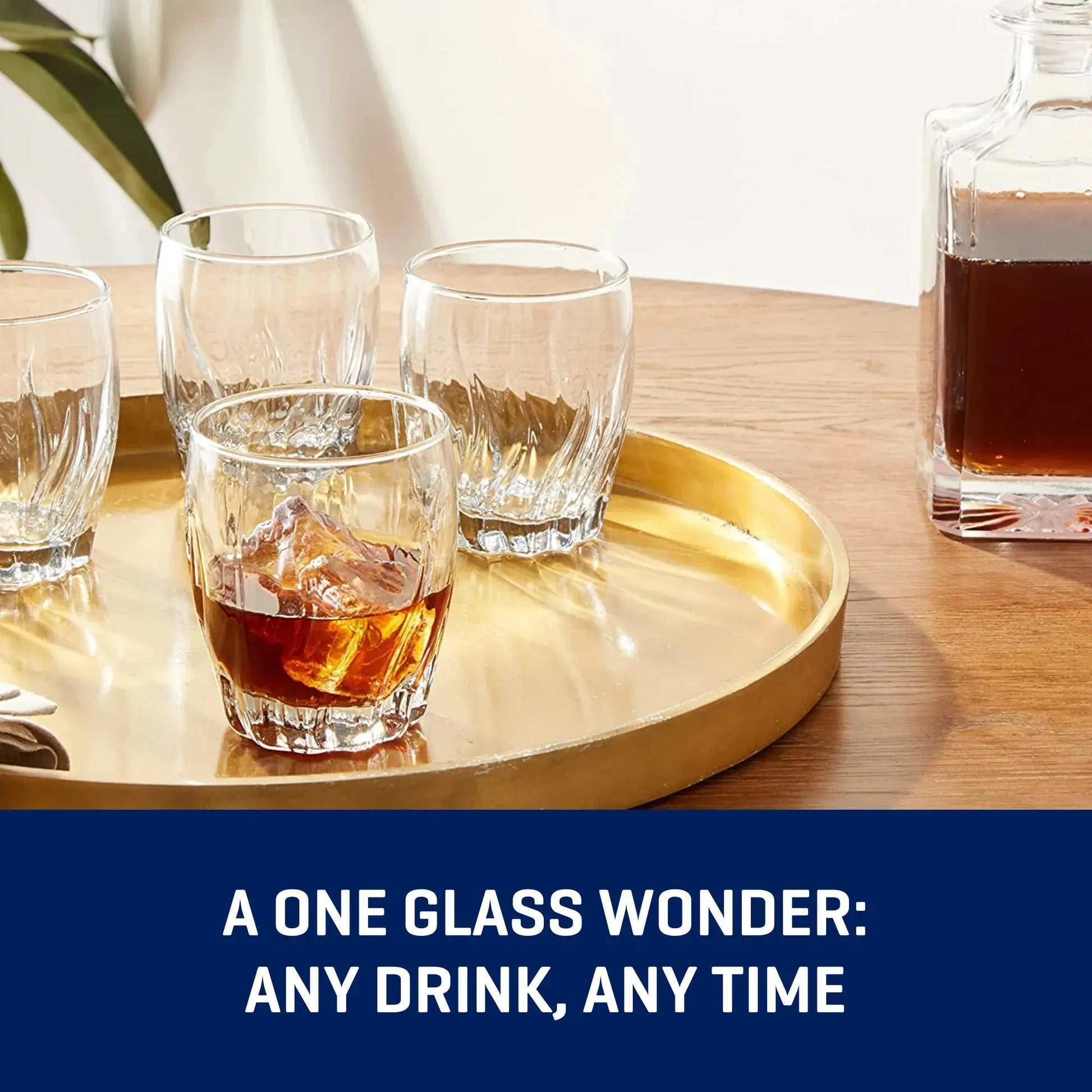 (3 Pack)  12 Piece Radiant Drinking Glasses Set, 16 Oz & 12 Oz Clear Glasses