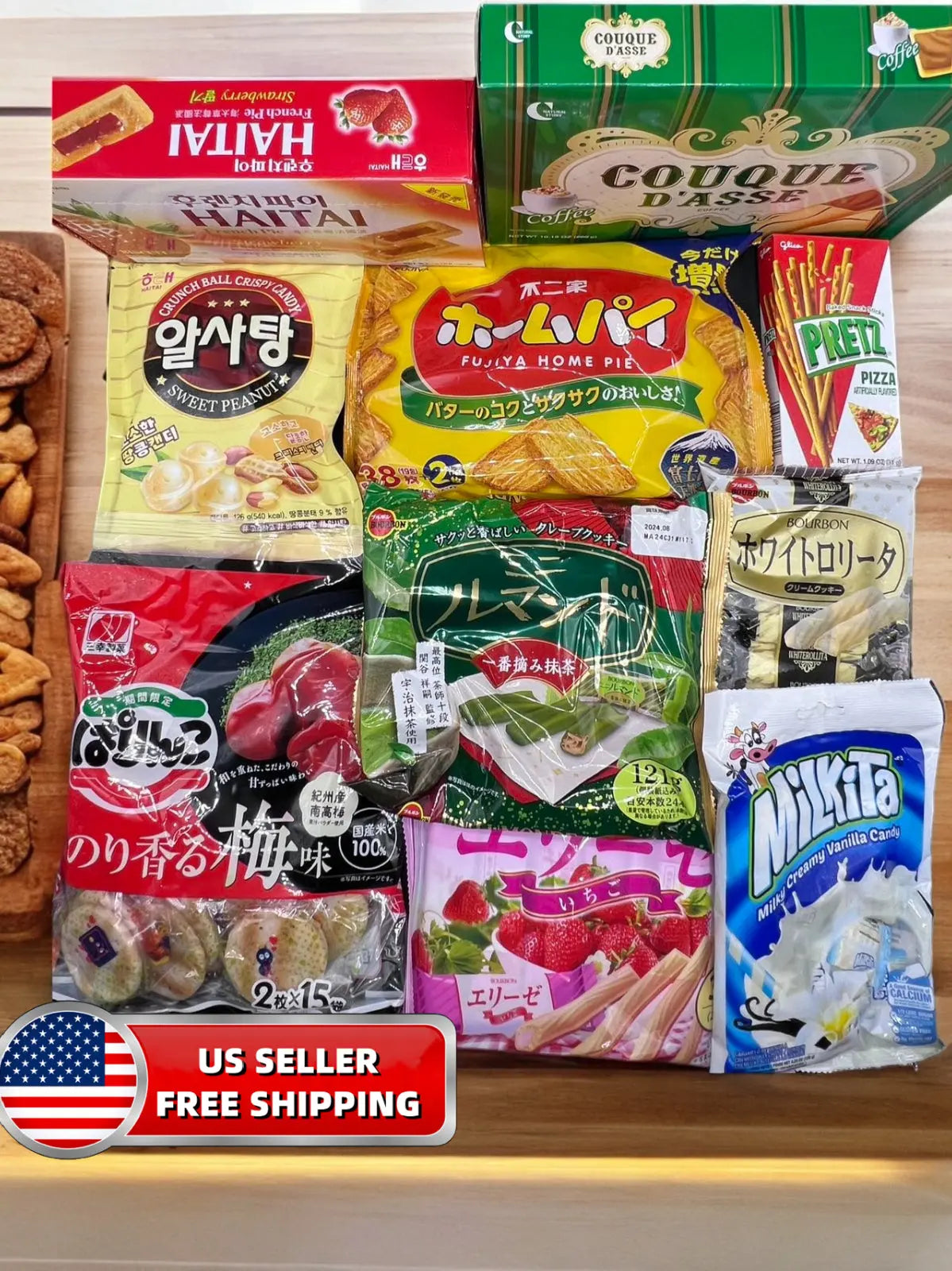 35 Piece Sweet & Savory Mix Variety Asian Snack Box- Japanese Korean Taiwanese