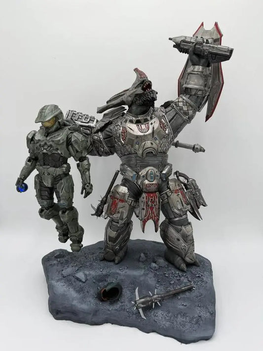 The House of Halo Believe Statue MASTERPIECE with Extra Weapons and Custom Stand $1300 OBO