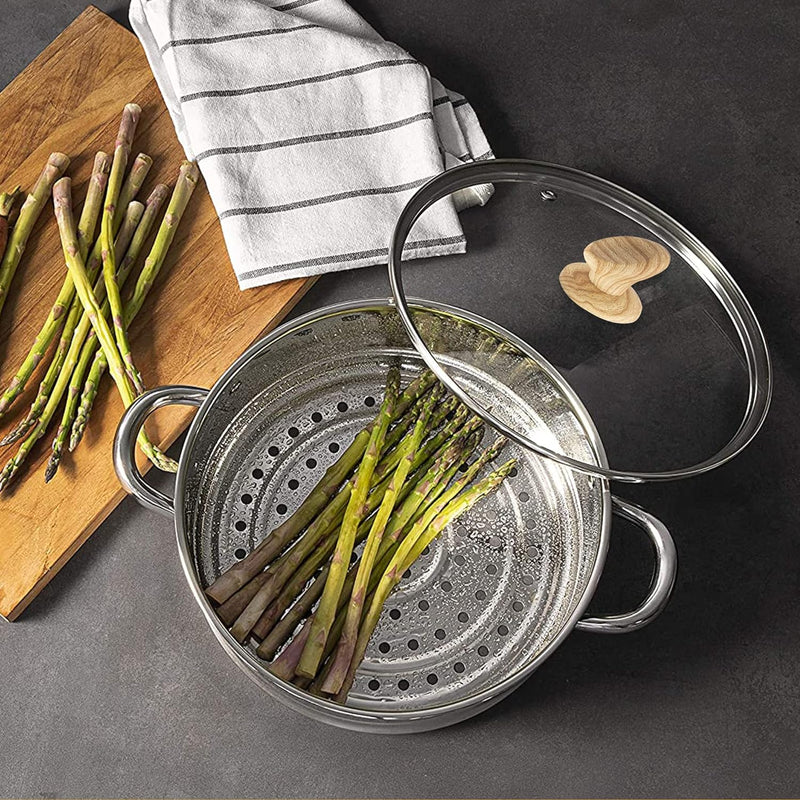 Induction Cookware Set-17 Piece Non-Stick Cooking Pan Set, Black Granite Pots and Pans Set