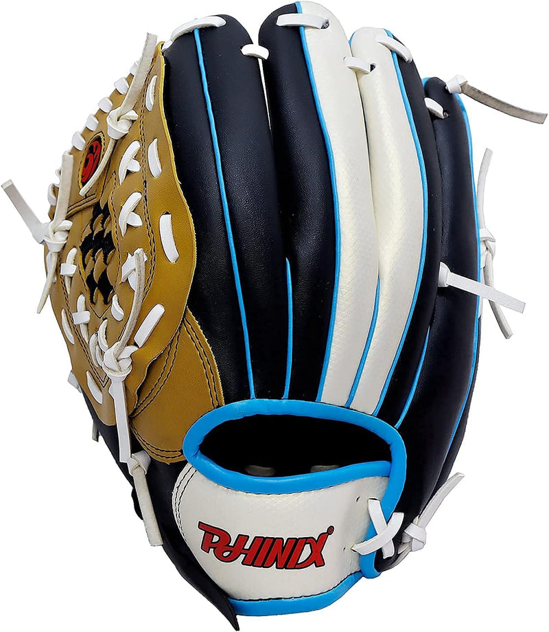 Youth Baseball Glove Series（11.5-12 Inch Gloves） (11 1/2", Beige&Black-Left Hand Throw)