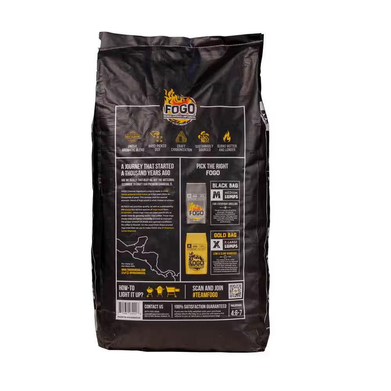 Get Grilling with Our 2-Pack of 17.6 Lbs Premium Wood Lump Charcoal! 🔥🌟
