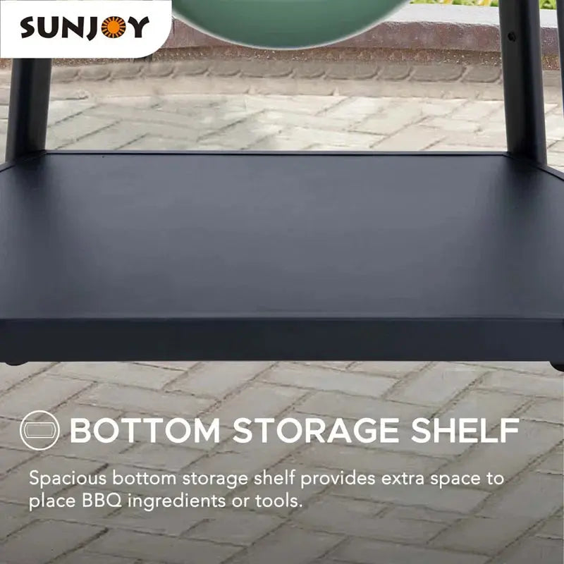 Charcoal Grill 20-Inch Kamado Grill Outdoor Egg Grill with Pizza Stone, Ultimate BBQ Grill and Smoke