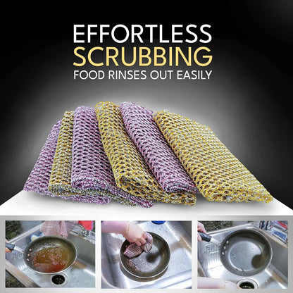 Transform Your Cleaning Game! 🧽✨ Heavy Duty Non-Scratch Dish Scrubbers - Odorless & Long Lasting! Perfect for Kitchen, Floors, & Bathrooms! Made in Korea (24 Pcs) #CleaningEssentials #EcoFriendly