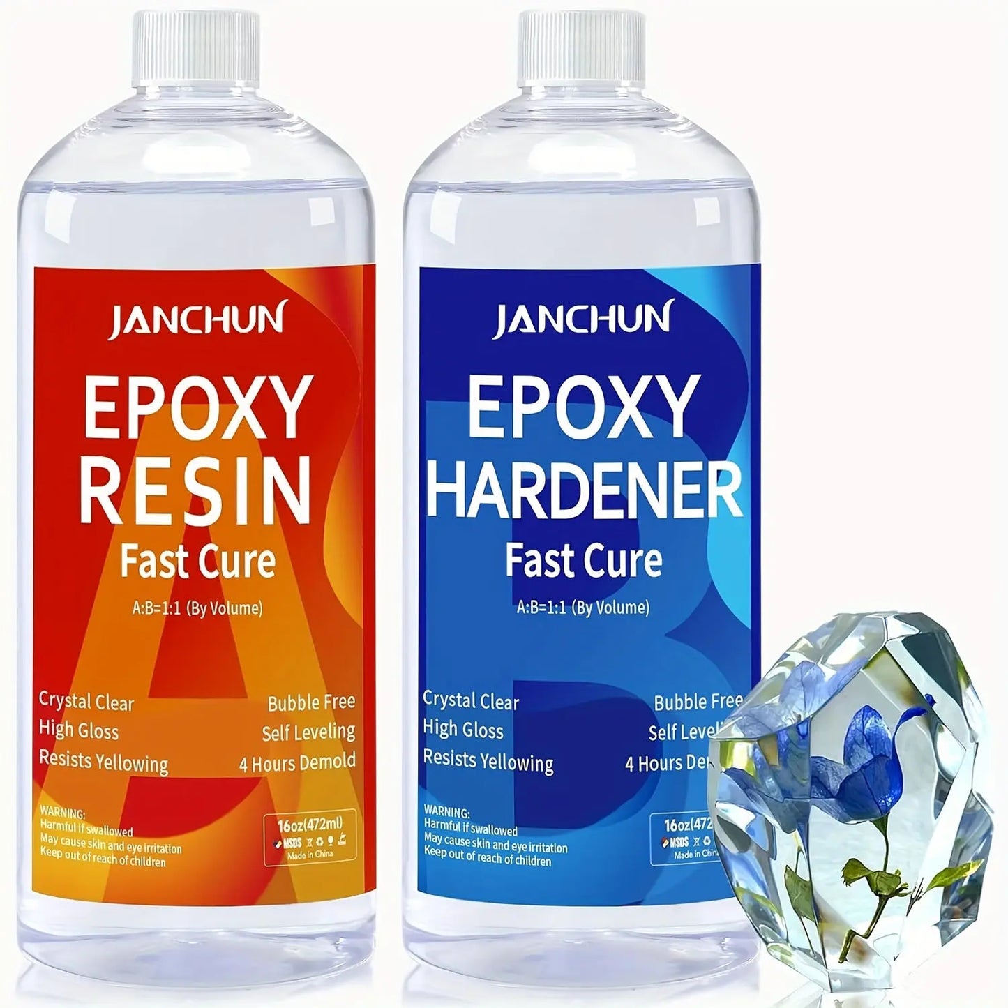 JANCHUN 32oz Premium Clear Epoxy Resin O3D