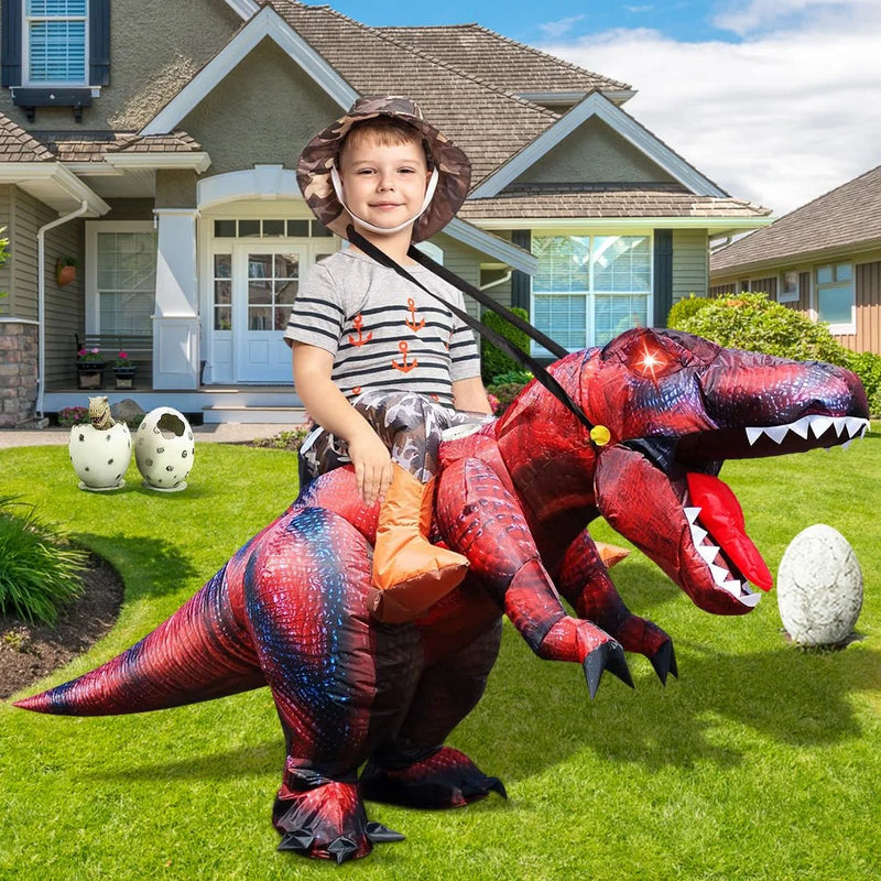 Get ready for epic fun with this 55-inch Inflatable T-Rex Costume for Kids! Perfect for Halloween, parties, and cosplay! 🎉🦖 #DinosaurCostume #HalloweenFun