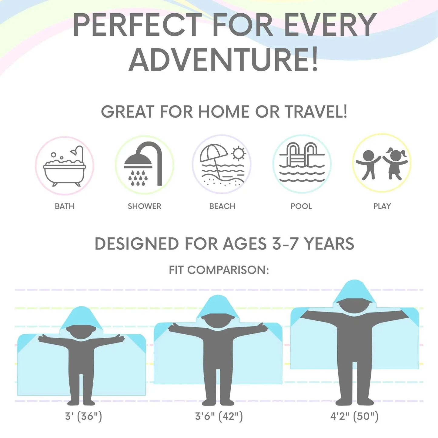 Kids Cotton Hooded Towel