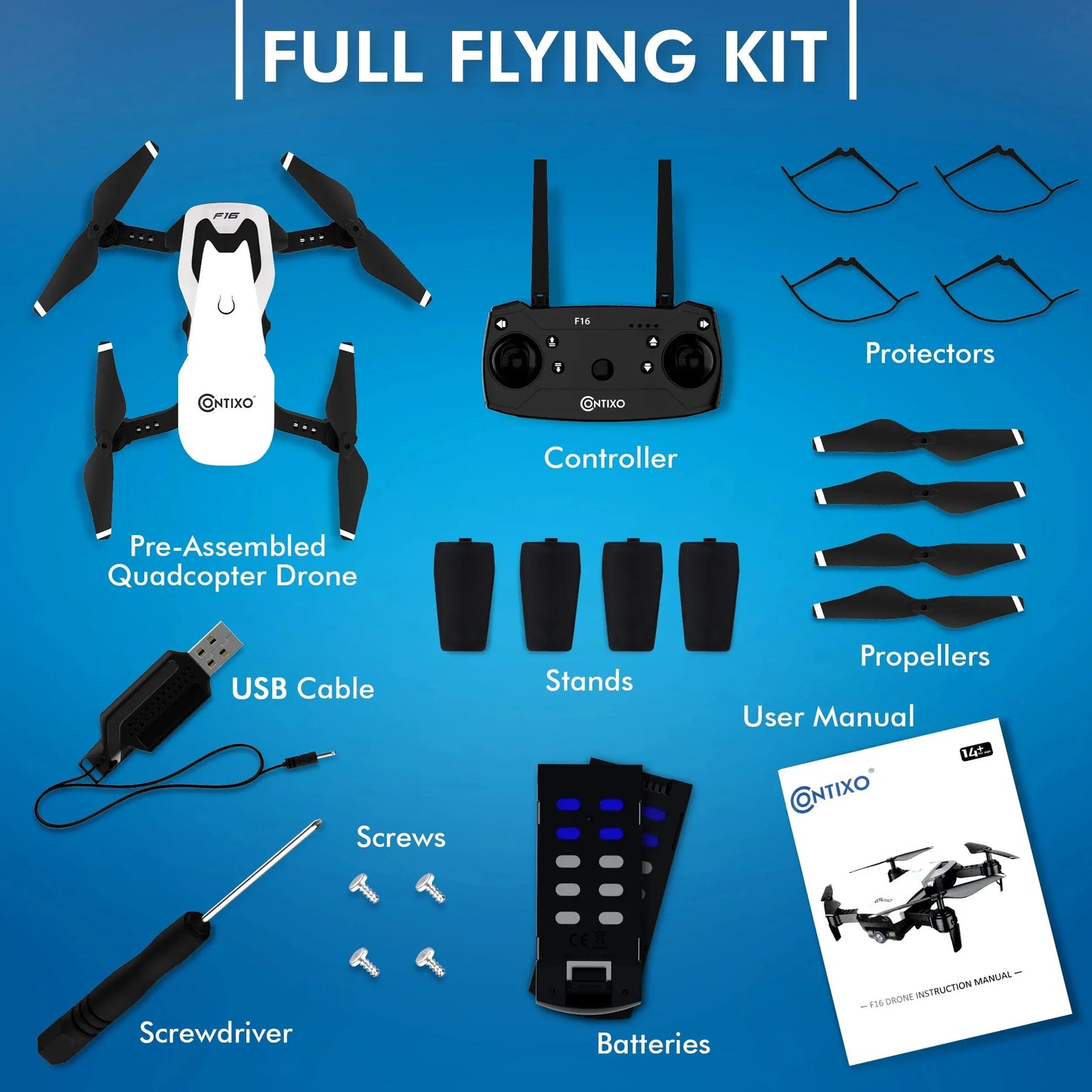 Soar High and Snap N&#39; Share with the Foldable F16 Drone – Your New Aerial Adventure Buddy!