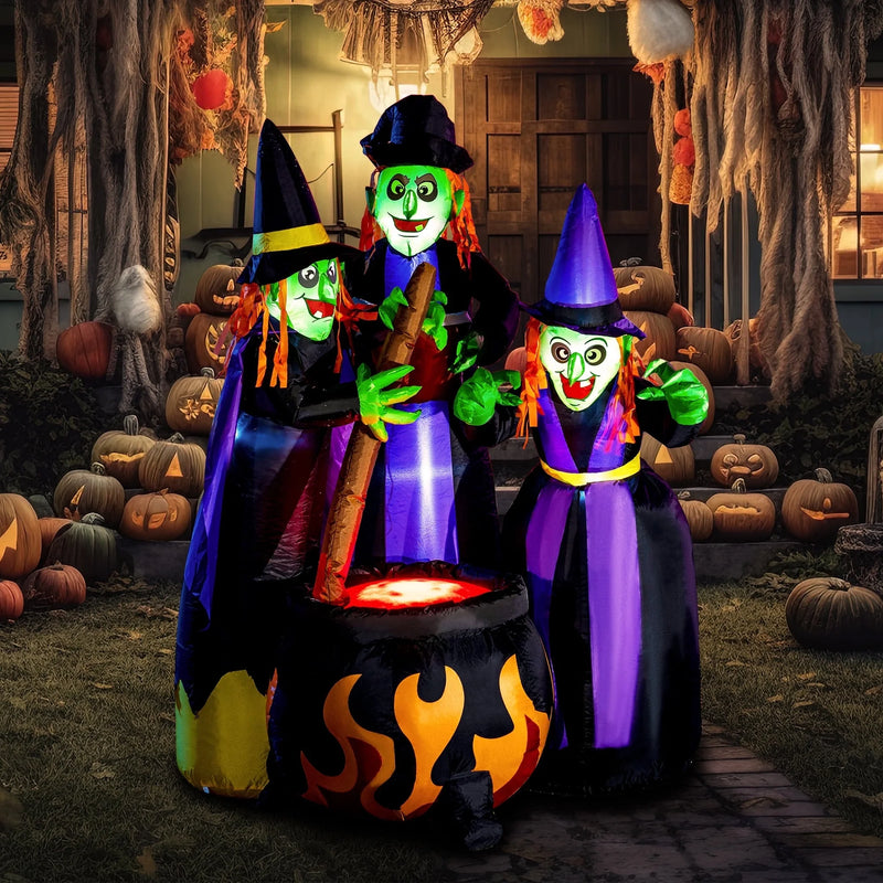 Turn Your Yard into a Spooktacular Wonderland with Our 6 Ft Inflatable Witches Cauldron! 🎃✨ #HalloweenFun #InflatableMagic