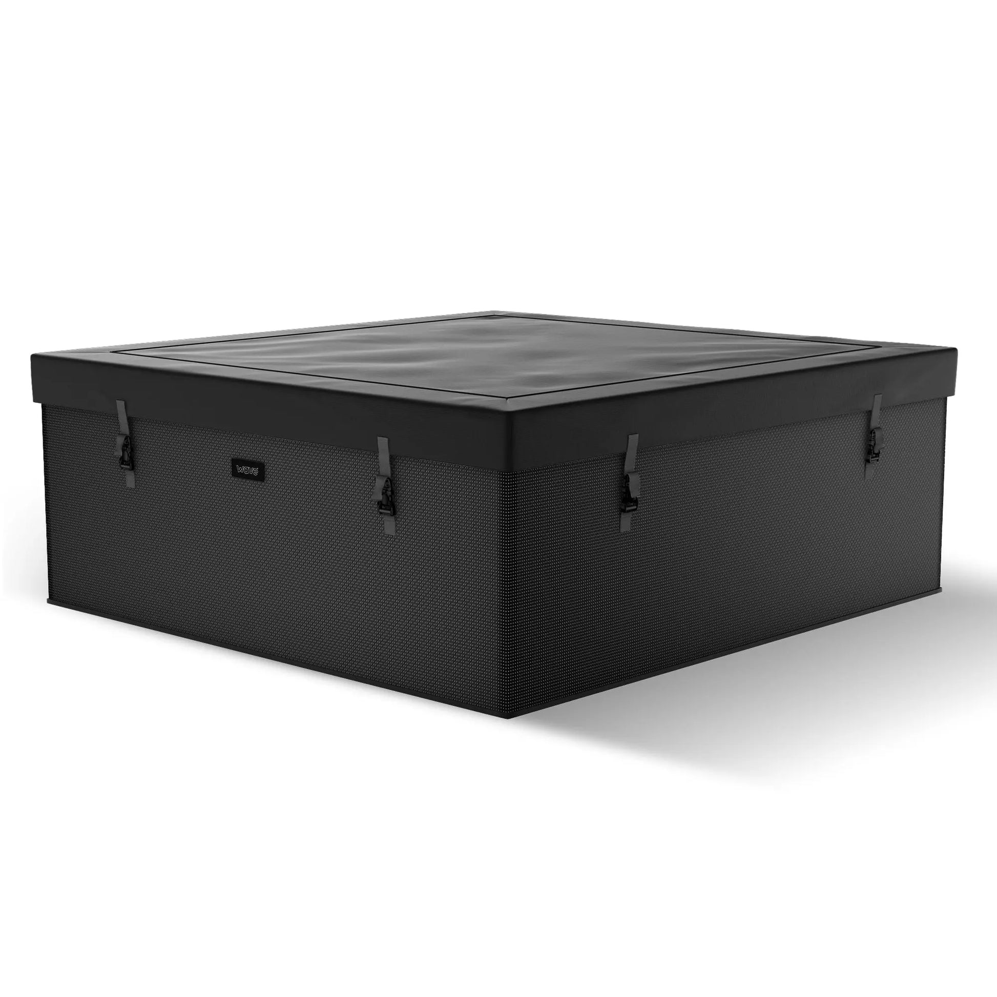 Garda 4-Person Eco Foam Outdoor Spa, Integrated Heater, Charcoal Black