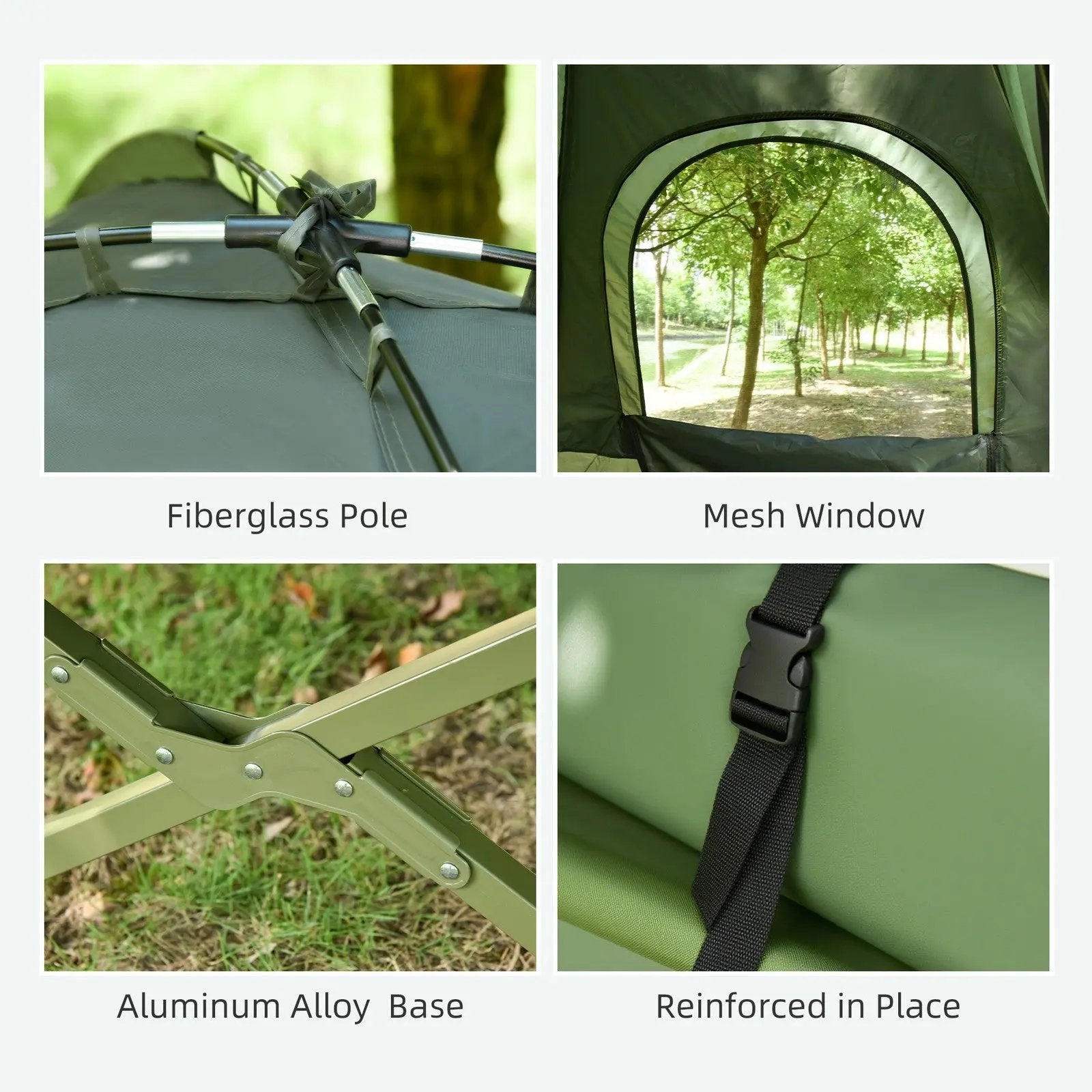 Elevate Your Camping Experience with Our Solo Folding Tent & Comfortable Air Mattress! 🏕️✨