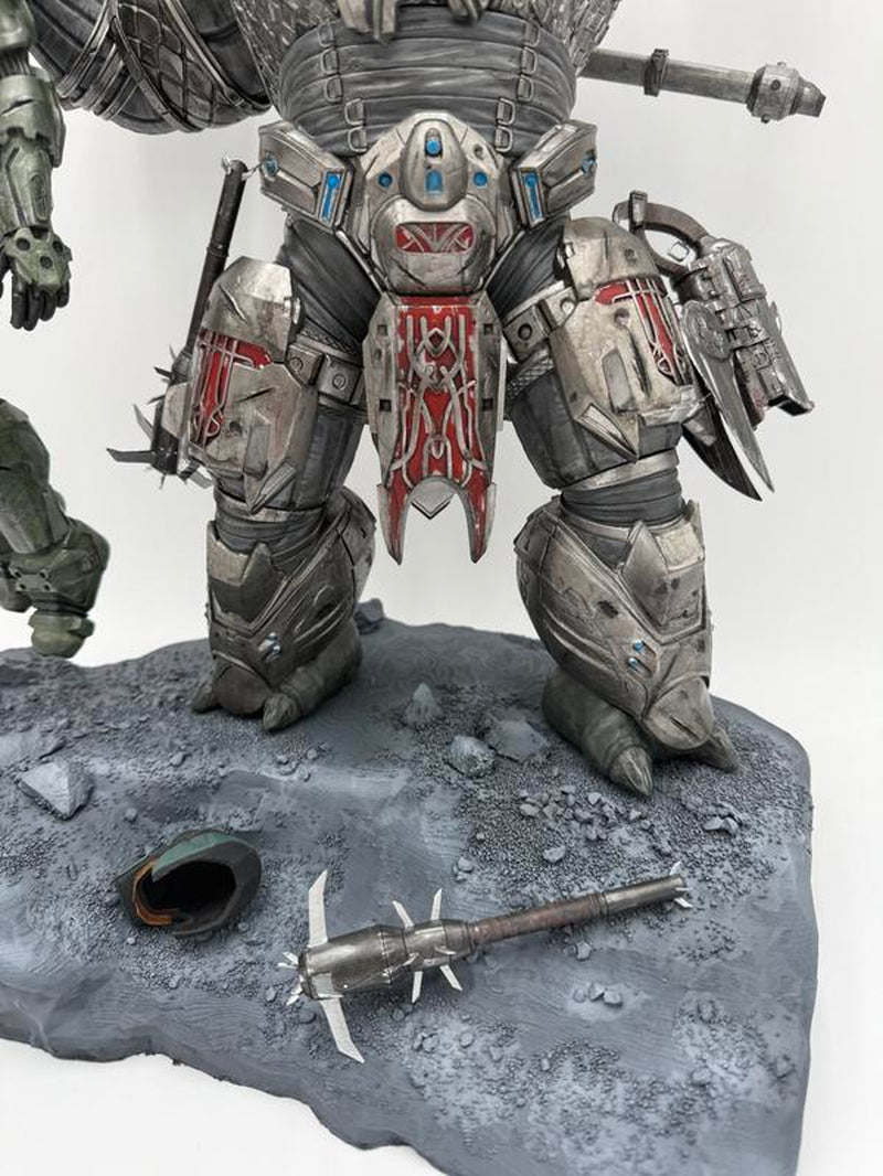 The House of Halo Believe Statue MASTERPIECE with Extra Weapons and Custom Stand $1300 OBO