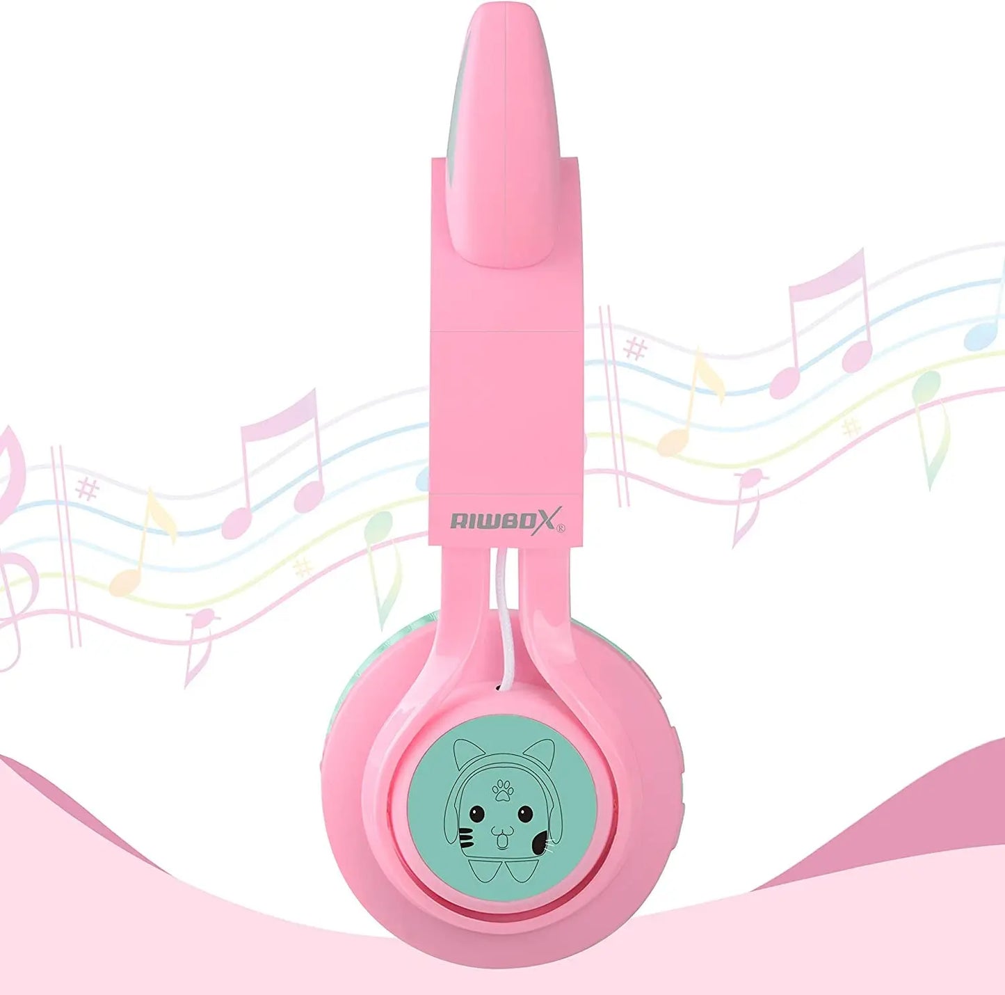 CT-7 Cat Ear Bluetooth Headphones: The Purr-fect Party Animal with LED Lights for Ultimate Fun!