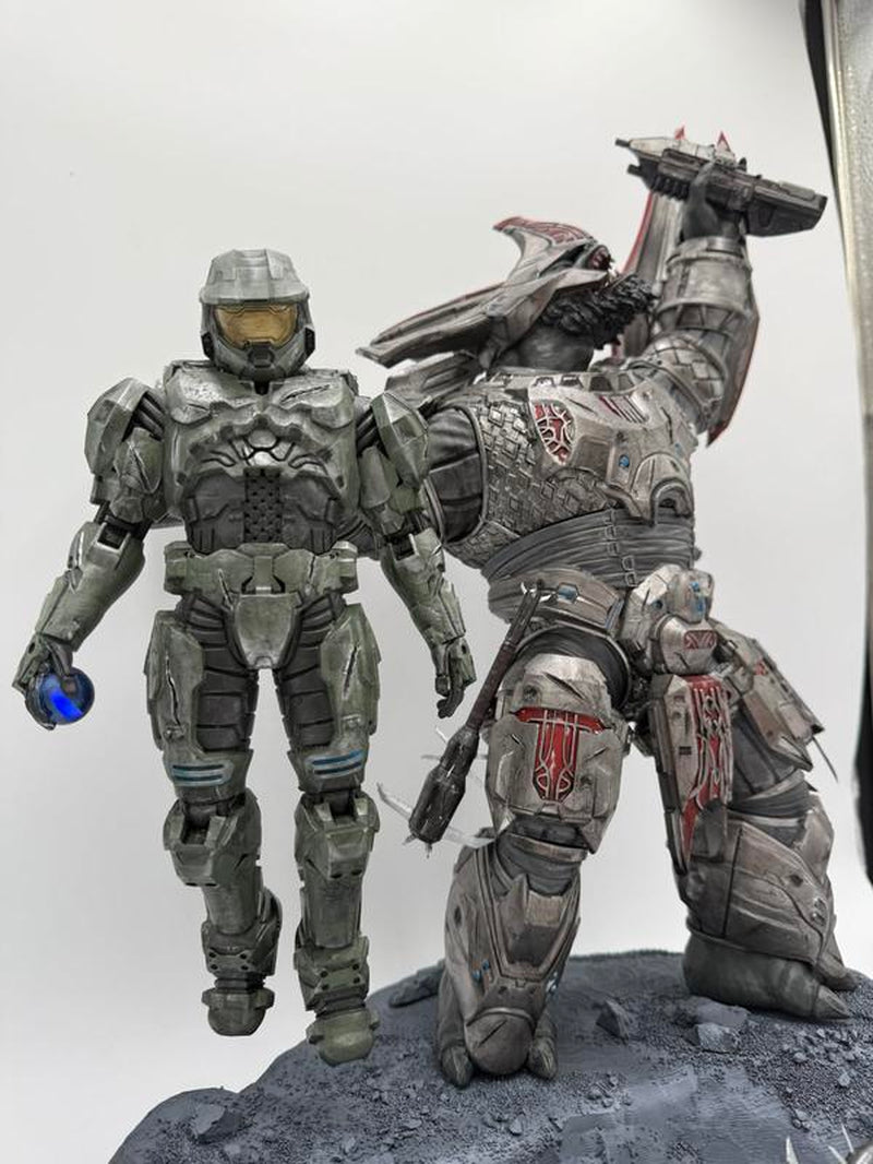 The House of Halo Believe Statue MASTERPIECE with Extra Weapons and Custom Stand $1300 OBO