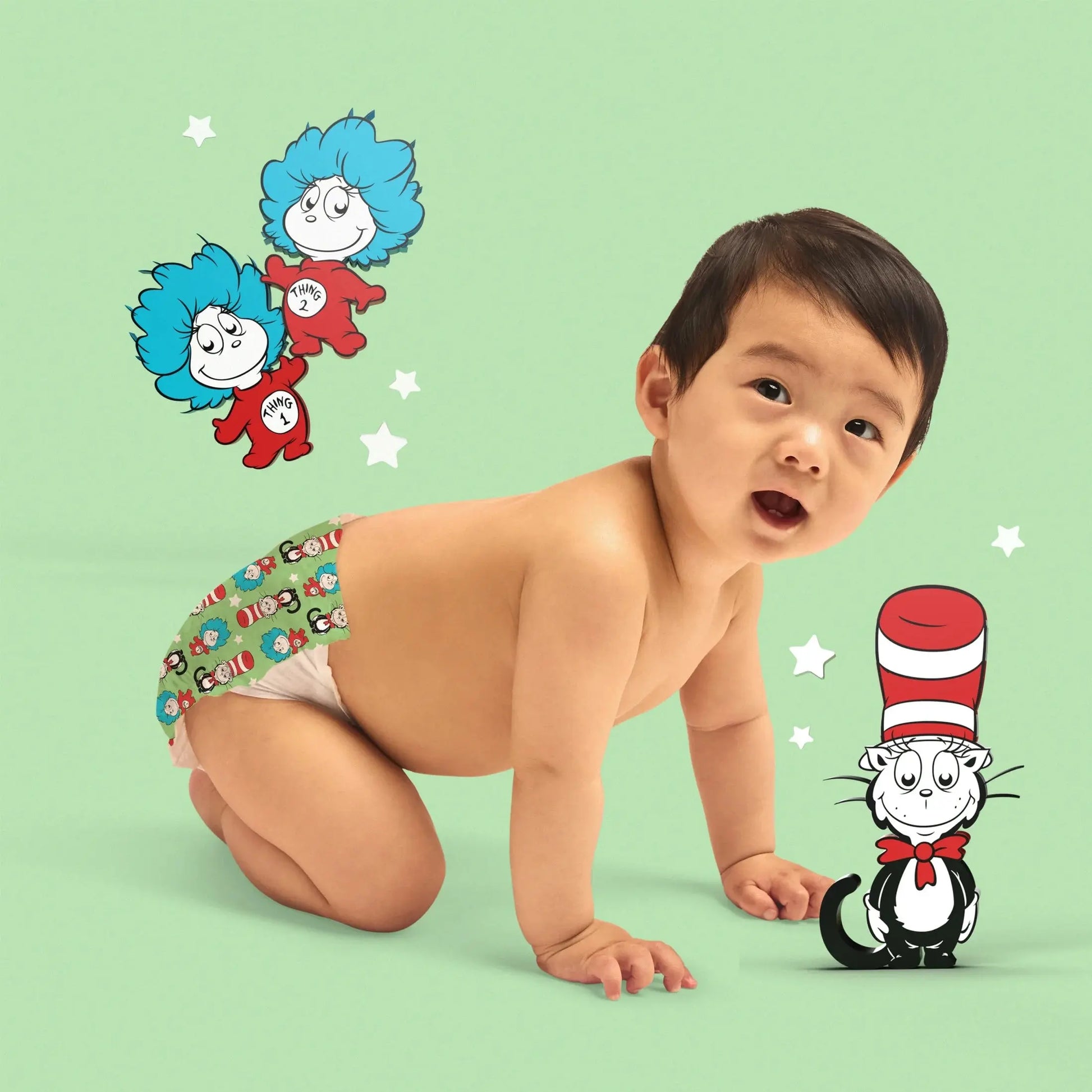 Ultimate Dr. Seuss Size 3 Diapers Club Box - 66 Count of Supreme Comfort & Protection for Your Baby! 🌈👶💚