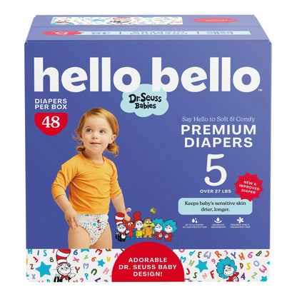 Ultimate Dr. Seuss Size 3 Diapers Club Box - 66 Count of Supreme Comfort & Protection for Your Baby! 🌈👶💚