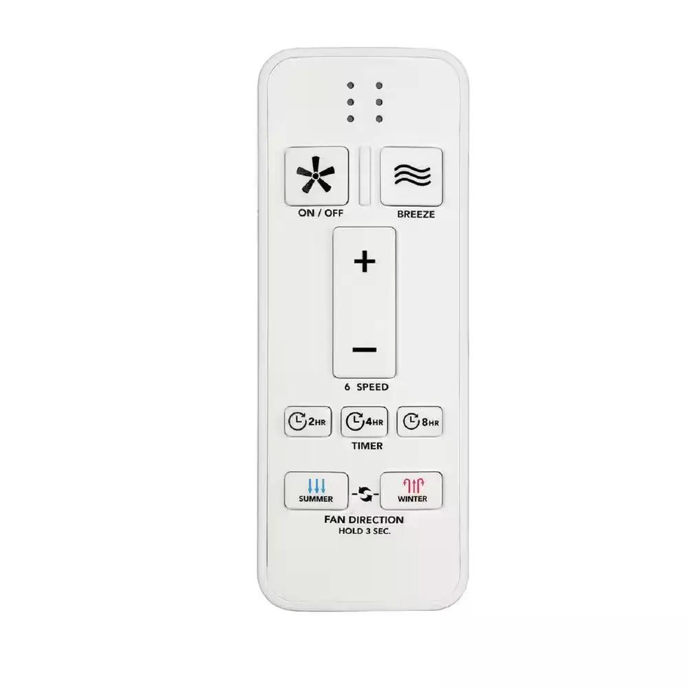 Wesley 52 In. Brushed Nickel Ceiling Fan with Remote Control