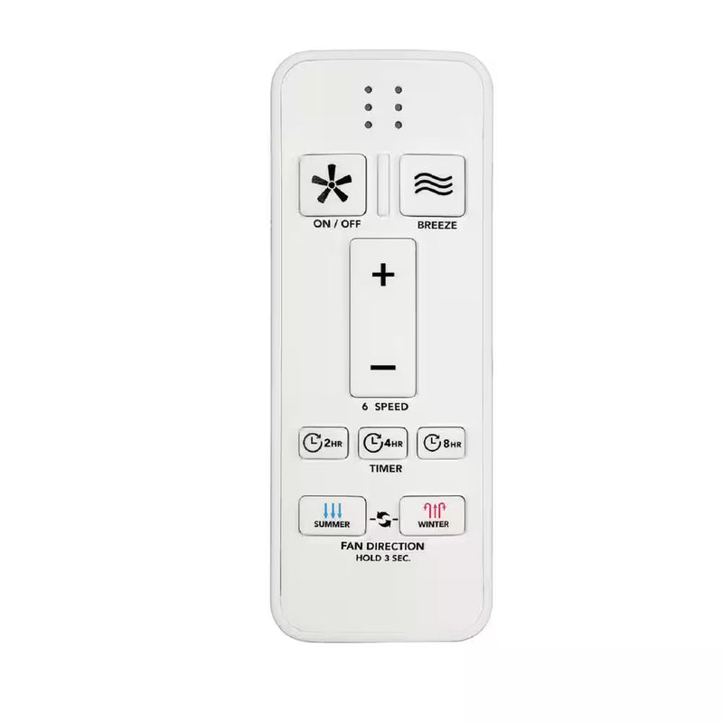 Wesley 52 In. Brushed Nickel Ceiling Fan with Remote Control