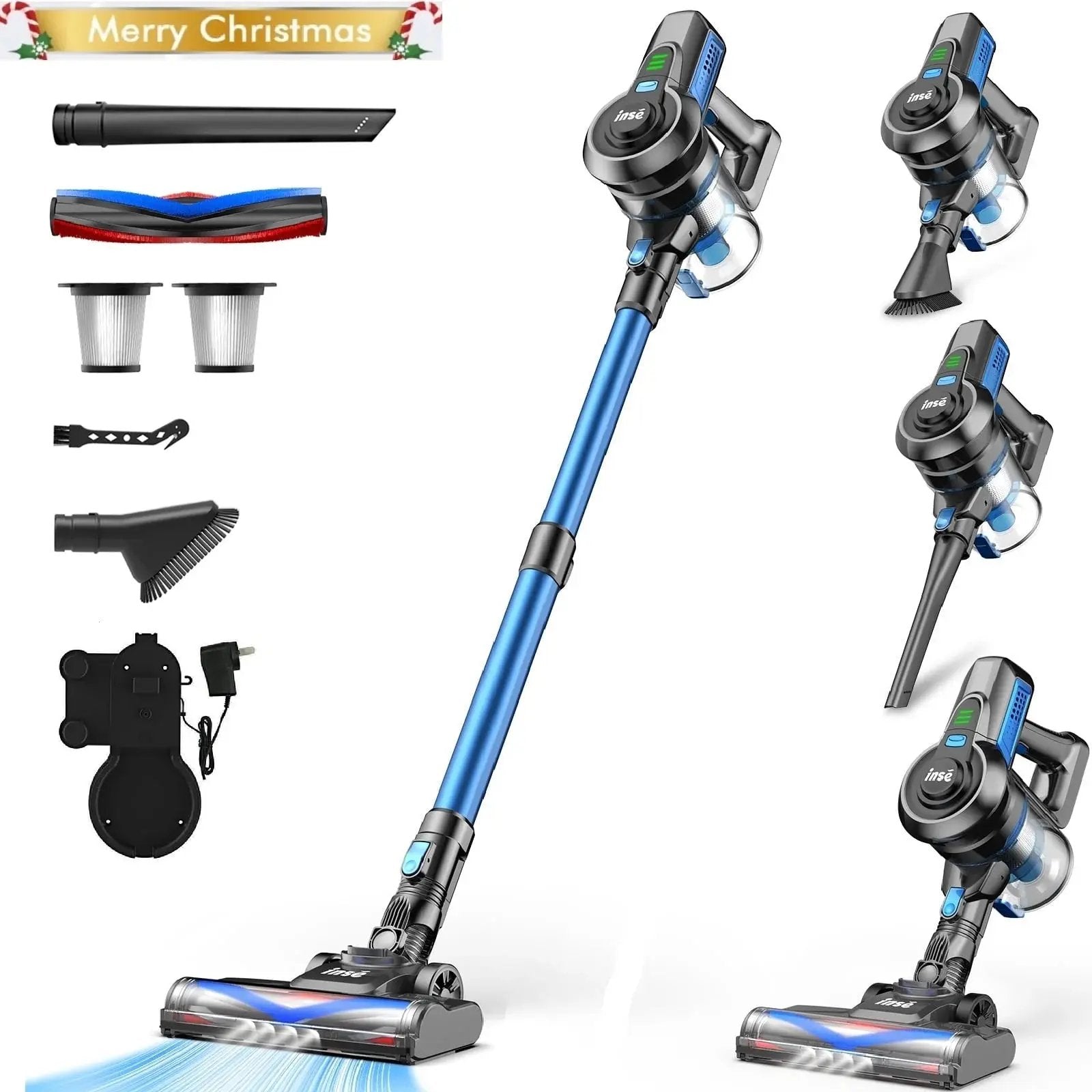 Say goodbye to pet hair and dirt with our ultra-light 6-in-1 Cordless Vacuum Cleaner! 🧹✨ Perfect for carpets and hard floors! #CleanHome #PetLovers #VacuumMagic