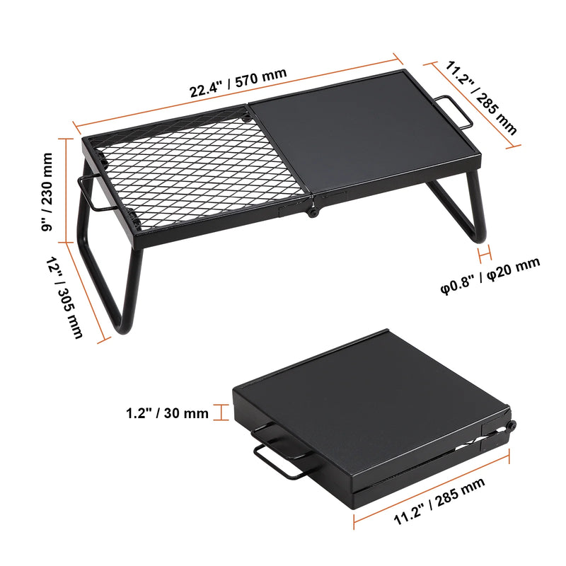 Folding Portable Campfire Grill