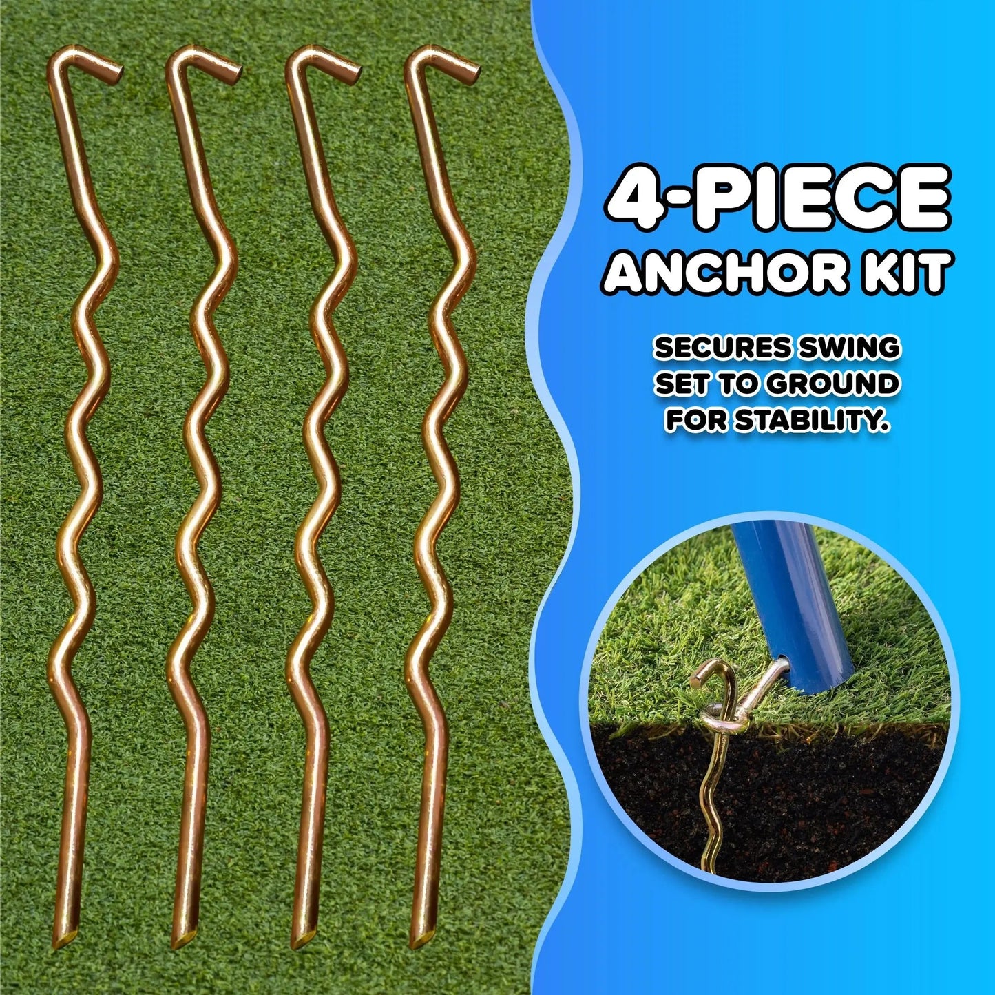 Swinging into Fun: The Ultimate Metal Playground for Tiny Tarzans with a Lifetime Slide Warranty and Bonus Anchors to Keep the Wild Ones Grounded!