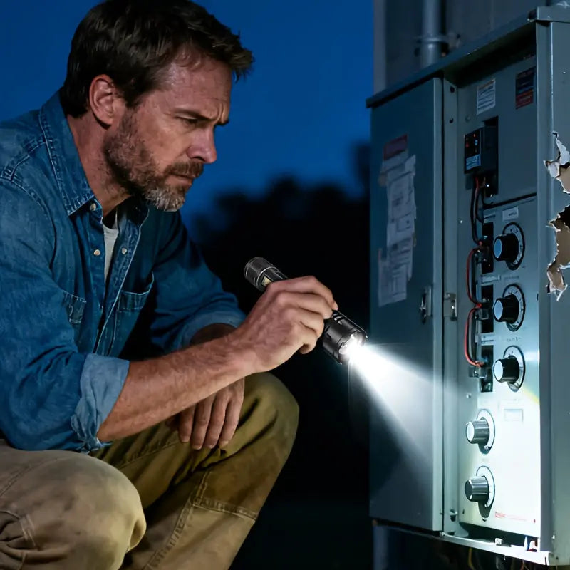 Powerful Compact Flashlight - USB C charging