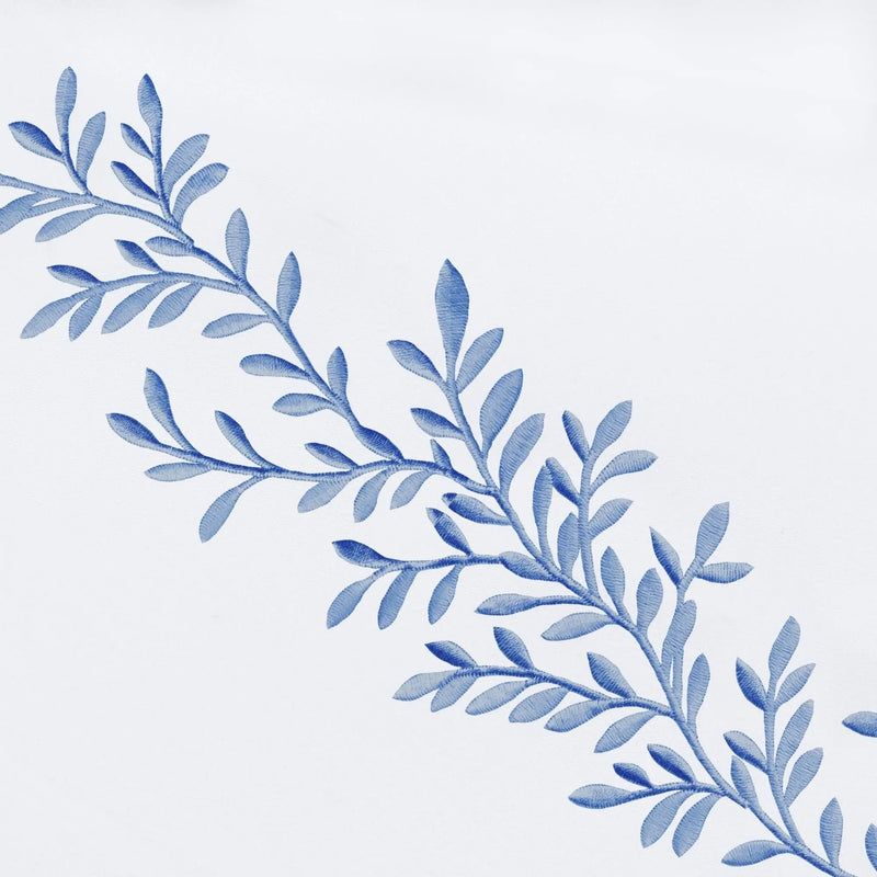 600 Thread Count Floral Vine Embroidered Euro Sham Pairs Mélange Home