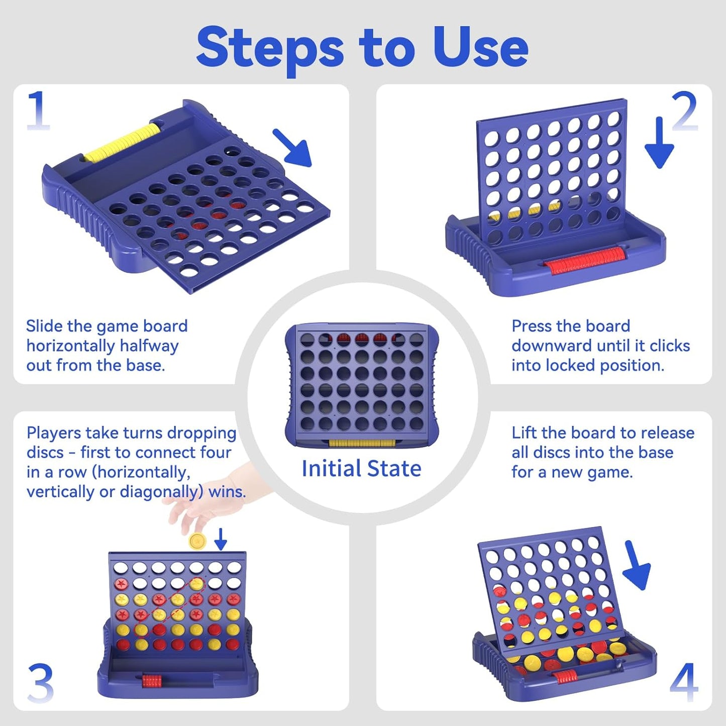 Portable Four-In-A-Row Game