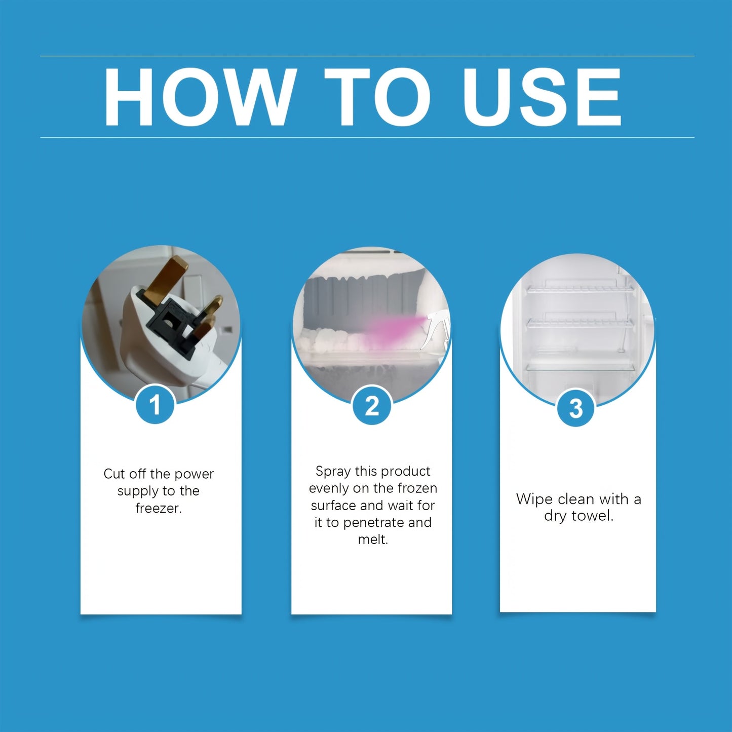 Fridge And Freezer De Icing Spray