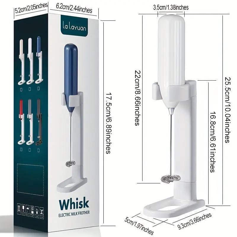 Handheld electric milk frother delivering a robust 10,000 RPM performance O3D